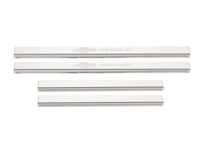 Putco Stainless Steel Door Sills with GMC Etching (20-24 Sierra 3500 HD Crew Cab)