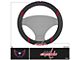 Steering Wheel Cover with Washington Capitals Eagle Logo; Black (Universal; Some Adaptation May Be Required)