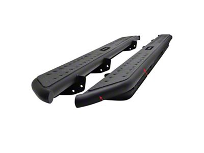 Westin Outlaw Nerf Side Step Bars; Textured Black (15-19 Sierra 3500 HD Double Cab)