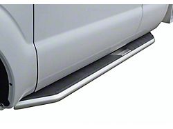 STX300 Running Boards; Stainless Steel (20-26 Sierra 3500 HD Double Cab)