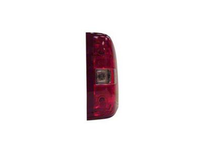 CAPA Replacement Tail Light; Chrome Housing; Red/Clear Lens; Passenger Side (07-14 Sierra 3500 HD)