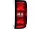 Tail Light; Chrome Housing; Red Lens; Passenger Side (15-19 Sierra 3500 HD DRW w/o Factory LED Tail Lights)