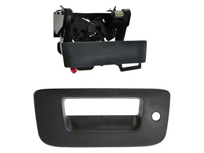 Tailgate Handle and Bezel Set with Lock Provision (07-14 Sierra 3500 HD)