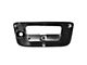 Tailgate Handle Bezel with Lock Provision; Textured Black (07-14 Sierra 3500 HD)
