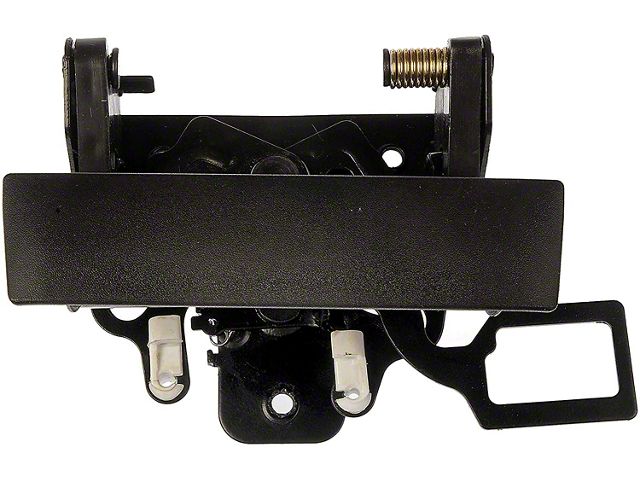 Tailgate Handle; Textured Black; With Lockable Gate (07-14 Sierra 3500 HD)
