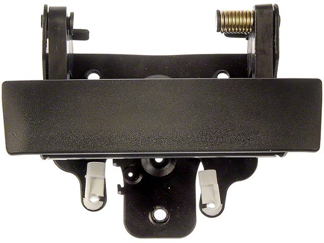 Tailgate Handle; Textured Black; With Lockable Gate (07-14 Sierra 3500 HD)