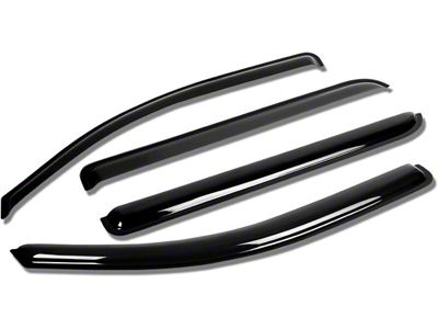 Tape-On Wind Deflectors Window Visors; Smoked (15-19 Sierra 3500 HD)