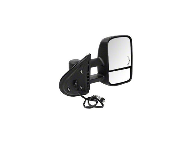 Replacement Towing Mirror; Manual; Passenger Side; Passenger Side (07-10 Sierra 3500 HD)
