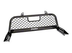 Ultra Mesh Front Cab Rack; Gloss Black (07-25 Sierra 3500 HD)