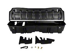Underseat Storage with Lockable Lid; Black (20-26 Sierra 3500 HD Crew Cab)