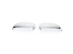 Putco Upper Mirror Covers; Chrome (07-14 Sierra 3500 HD)