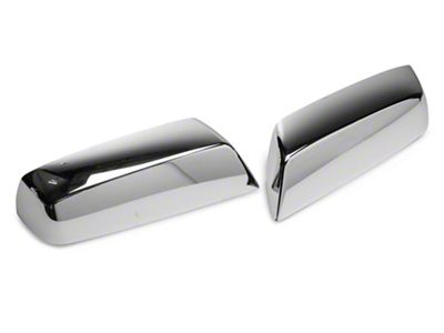 Putco Upper Mirror Covers; Chrome (15-19 Sierra 3500 HD)