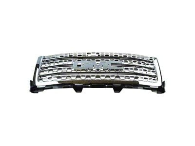 Upper Replacement Grille; Chrome (11-14 Sierra 3500 HD)