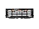 Upper Replacement Grille; Gloss Black (11-14 Sierra 3500 HD)