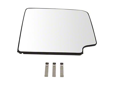 Upper Towing Mirror Glass; Passenger Side (15-17 Sierra 3500 HD)