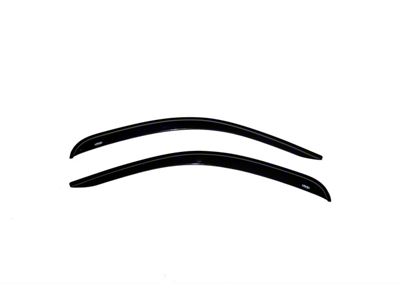 Ventvisor Window Deflectors; Front; Dark Smoke (07-14 Sierra 3500 HD Regular Cab)