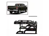 Warrior Roll Bar with 50-Inch LED Light Bar; Black (07-26 Sierra 3500 HD)