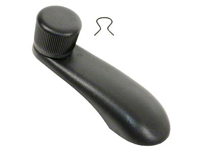 Window Crank Handle; Black (07-13 Sierra 3500 HD)