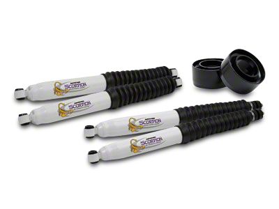 Daystar 2-Inch Front Suspension Lift Kit with Scorpion Shocks (99-06 2WD Silverado 1500)