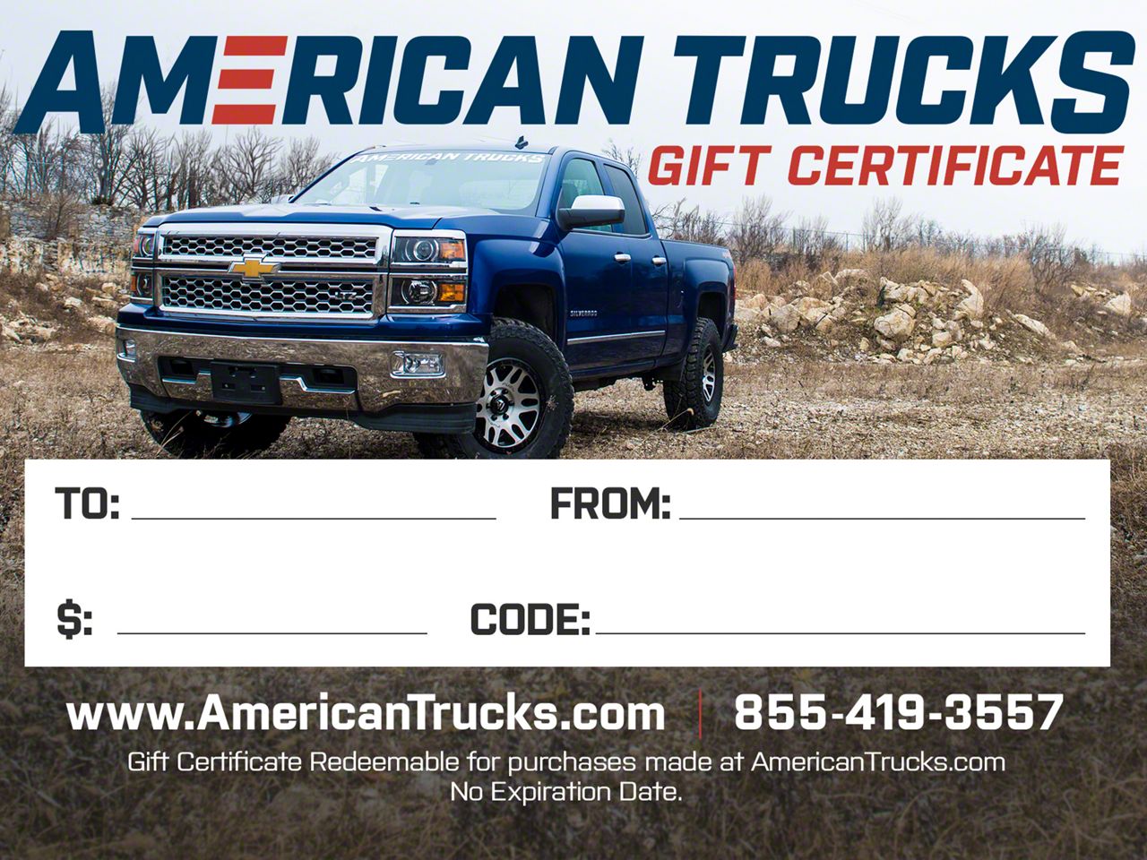 Silverado 1500 Gift Cards