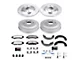 PowerStop Z36 Extreme Truck and Tow 6-Lug Brake Rotor and Pad Kit; Front and Rear (09-13 Silverado 1500 w/ Rear Drum Brakes)