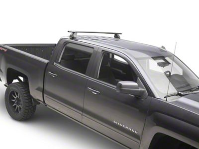 Rhino-Rack Vortex 2500 1-Bar Roof Rack; Black (14-18 Silverado 1500 Double Cab, Crew Cab)