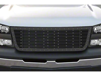 1-Piece Steel Upper Grille Insert; Bricks (03-06 Silverado 1500)