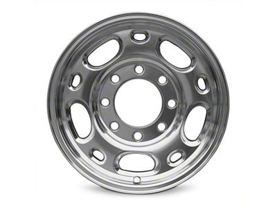 10-Slot Replica Polished 6-Lug Wheel; 16x6.5; 28mm Offset (99-06 Silverado 1500)