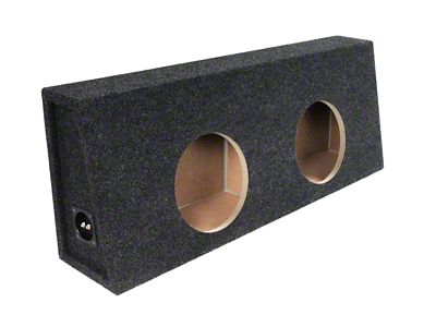 12-Inch Dual Truck Sealed Subwoofer Enclosure (Universal; Some Adaptation May Be Required)