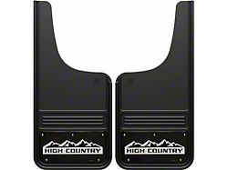 12-Inch x 26-Inch Mud Flaps with High Country Logo; Front or Rear (Universal; Some Adaptation May Be Required)