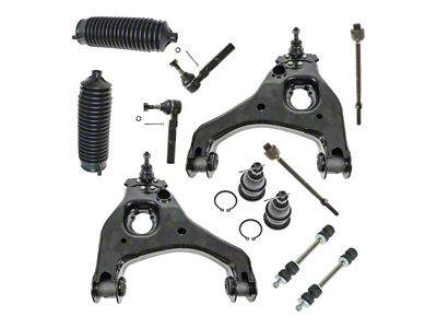 12-Piece Steering and Suspension Kit (99-00 2WD Silverado 1500; 01-03 2WD Silverado 1500 Regular Cab, Extended Cab; 04-06 2WD 4.3L, 4.8L, 5.3L Silverado 1500)