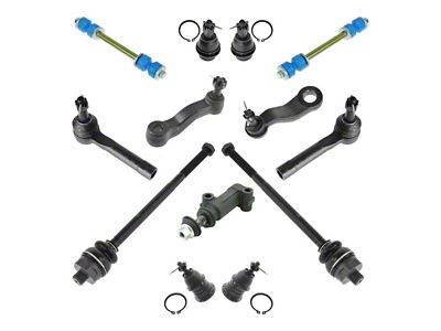 13-Piece Steering and Suspension Kit for 4-Groove Pitman Arms (99-06 4WD Silverado 1500 Regular Cab, Extended Cab)