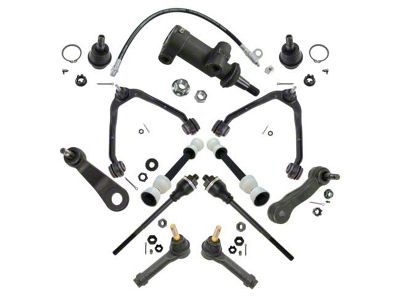 13-Piece Steering and Suspension Kit (99-06 4WD Silverado 1500 w/ 4-Groove Pitman Arm)