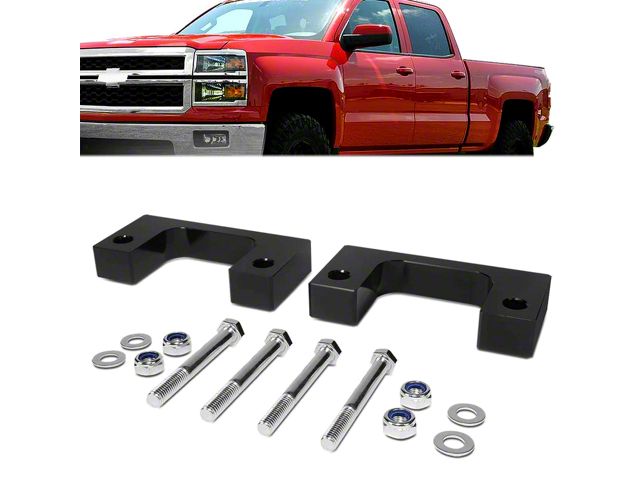 1.50-Inch Front Leveling Kit (07-24 Silverado 1500, Excluding Trail Boss & ZR2)