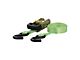 16-Foot Cargo Strap with J-Hooks; Lime Green; 1,100 lb.