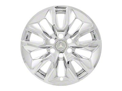 17-Inch Wheel Covers; Chrome (19-25 Silverado 1500 Custom, LT, RST)