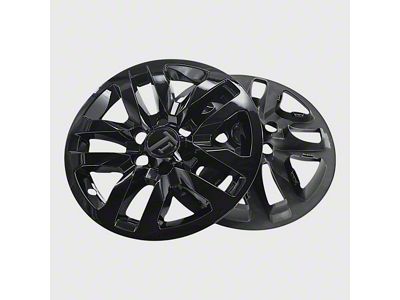 18-Inch Chrome Delete Wheel Skins; Gloss Black (19-21 Silverado 1500 LT, LTZ, RST)