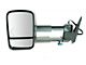 180 Degree Swing Powered Heated Manual Folding Towing Mirror; Driver Side (03-06 Silverado 1500)