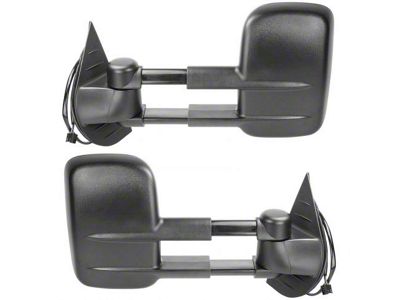 180 Degree Swing Powered Heated Manual Folding Towing Mirrors (07-13 Silverado 1500)