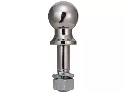 2-5/16-Inch Single Tow Ball for RAZOR RP and XTR Aluminum Hitches; Chrome Plated Steel