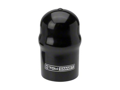 2-Inch Hitch Ball Cover; Black