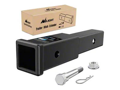 2-Inch Receiver Trailer Hitch Extender; 7-Inch
