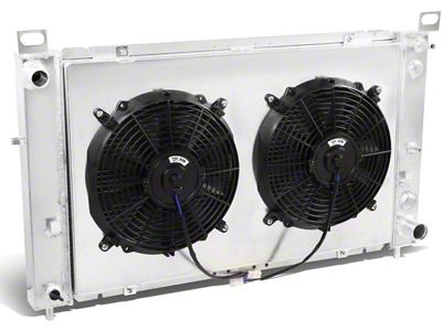 2-Row Alumium Radiator with Fan Shroud (99-06 4.8L, 5,3L Silverado 1500 w/ Automatic Transmission)