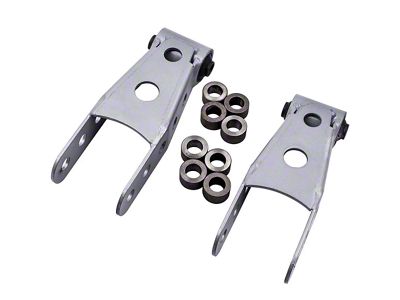 2 to 3-Inch Rear Lowering Shackles (07-16 Silverado 1500 Crew Cab)