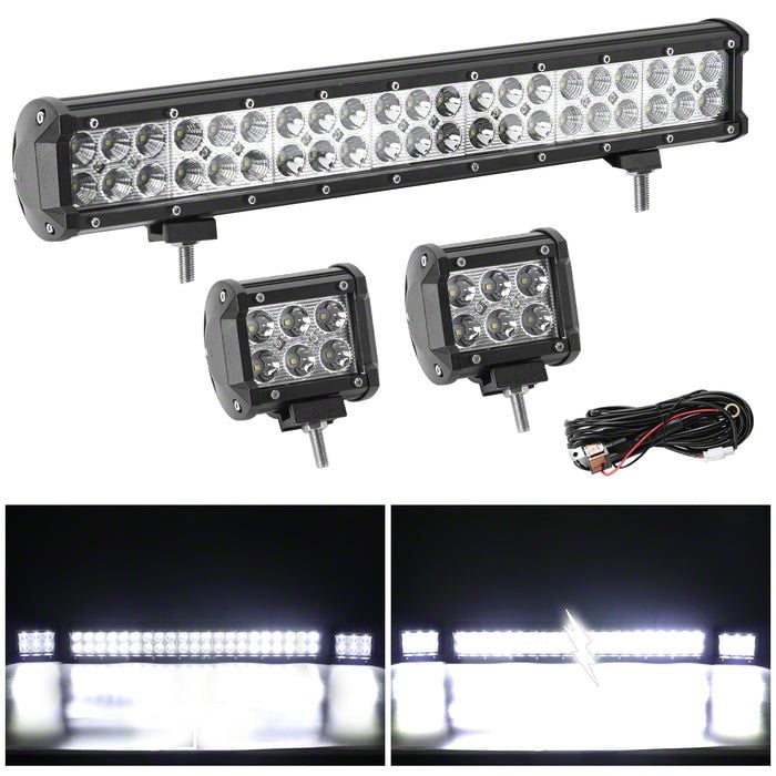 elfbar nachfüll pod läuft aus Quad-LED Pod Light Kit with DRL – Dual Beam Fog & Driving Lights for  Off-Road Vehicles — Sunpie main image 0