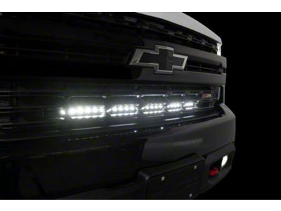 Putco 30-Inch Luminix LED Light Bar Grille Mount Light Brackets (19-24 Silverado 1500)