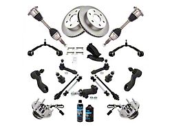 20-Piece Suspension Kit (01-03 4WD Silverado 1500 w/ 4-Groove Pitman Arm)