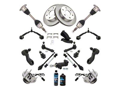 20-Piece Suspension Kit (01-03 4WD Silverado 1500 w/ 4-Groove Pitman Arm)