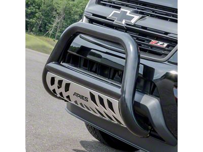 3-Inch Bull Bar; Black (19-25 Silverado 1500, Excluding Diesel)