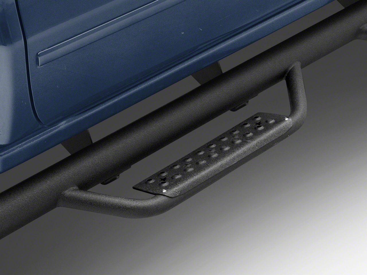 Side Step Bar Silverado 1500 3-Inch Nerf Drop Side Step Bars; Black (07-18 Silverado ...